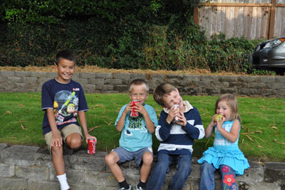 children playing